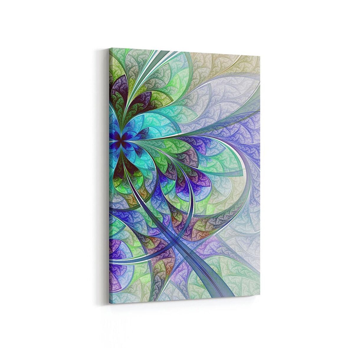 Olla 10078D Abstract Görsel Dikey Kanvas Tablo (Ölçü: 60X90)