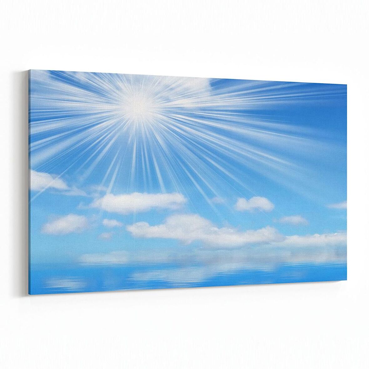 Olla 15596Y Gökyüzü Bulut Görseli  Yatay Kanvas Tablo (Ölçü: 45X30)