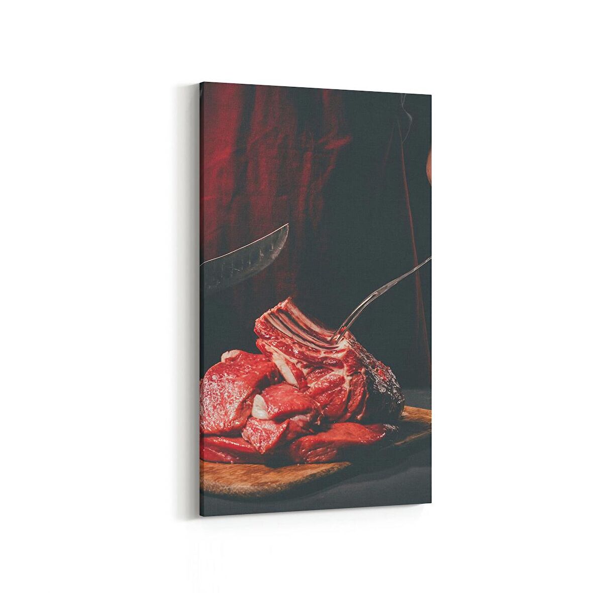 Olla 15310DD Gıda Görseli Dikey Dar Kanvas Tablo (Ölçü: 60X120)