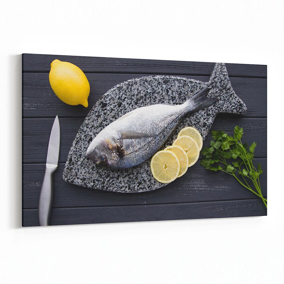 Olla 15316Y Gıda Görseli Yatay Kanvas Tablo (Ölçü: 150X100)