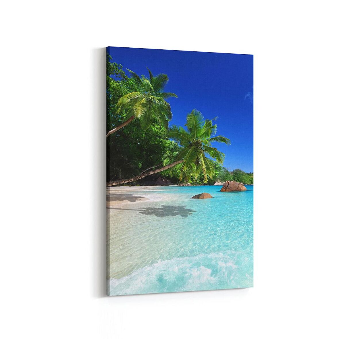 Olla 15977D Günbatımı Görseli Dikey Kanvas Tablo (Ölçü: 60X90)