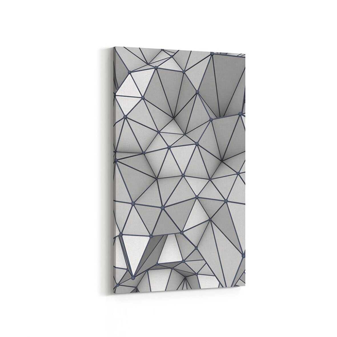 Olla 10163DD Abstract Görsel Dikey Dar Kanvas Tablo (Ölçü: 30X60)