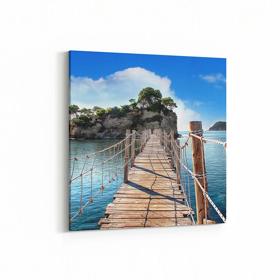 Olla 13302K Doğa / Manzara Görseli Kare Kanvas Tablo (Ölçü: 30X30)