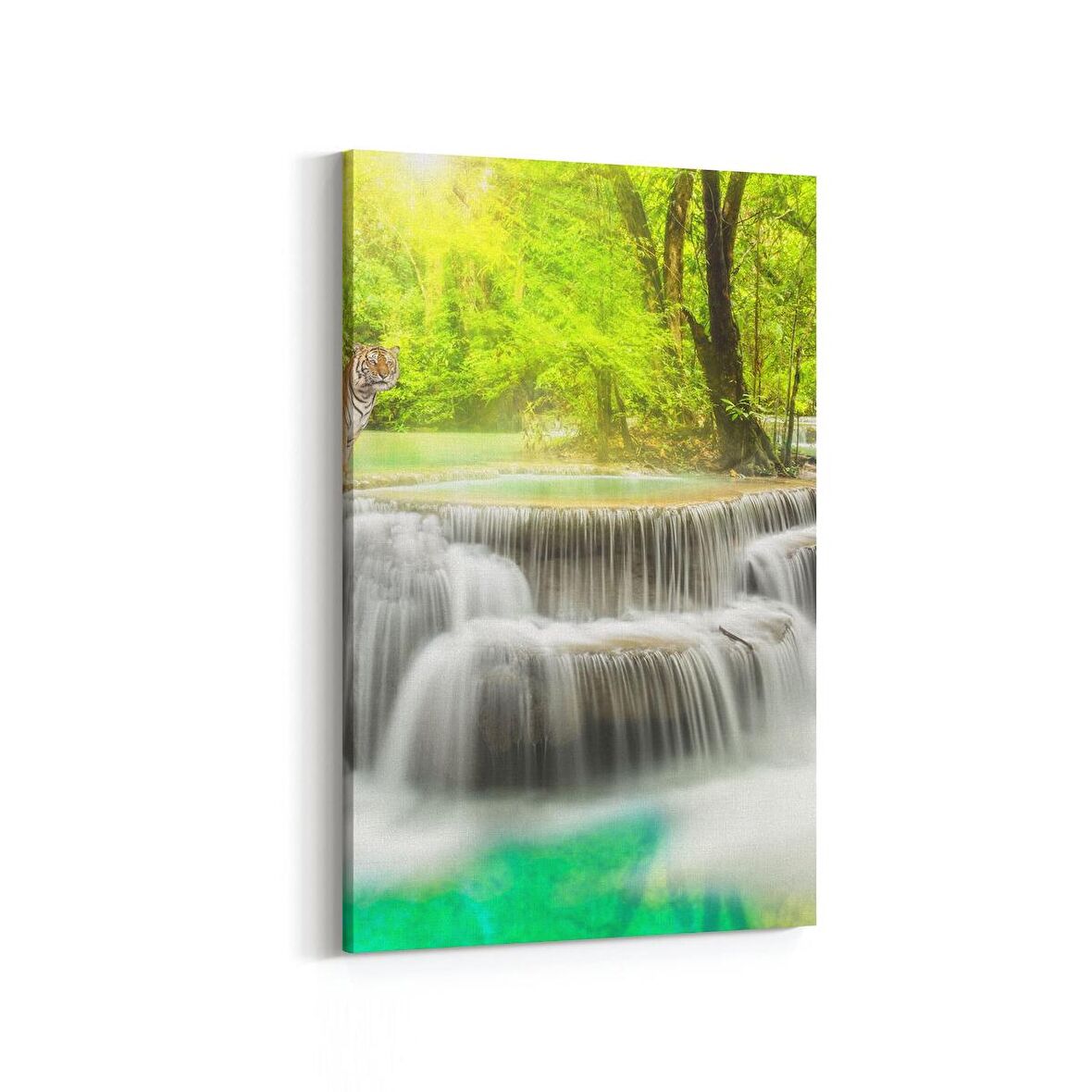 Olla 13393D Doğa / Manzara Görseli Dikey Kanvas Tablo (Ölçü: 20X30)