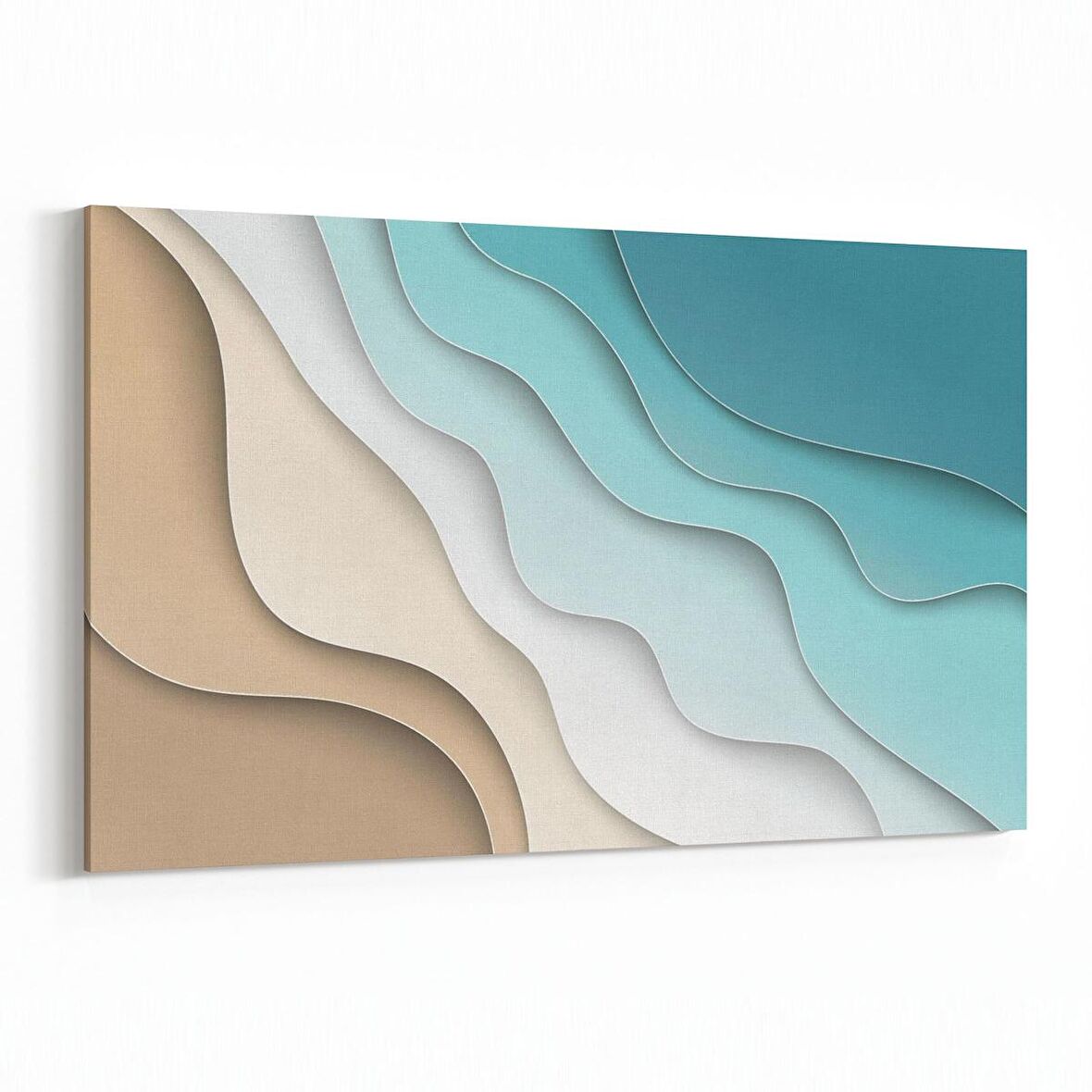 Olla 10401Y Abstract Görsel Yatay Kanvas Tablo (Ölçü: 70X50)