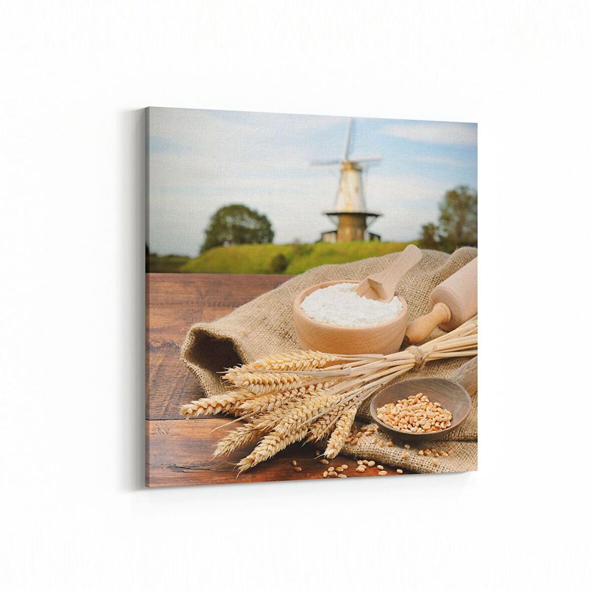 Olla 15011K Gıda Görseli Kare Kanvas Tablo (Ölçü: 30X30)