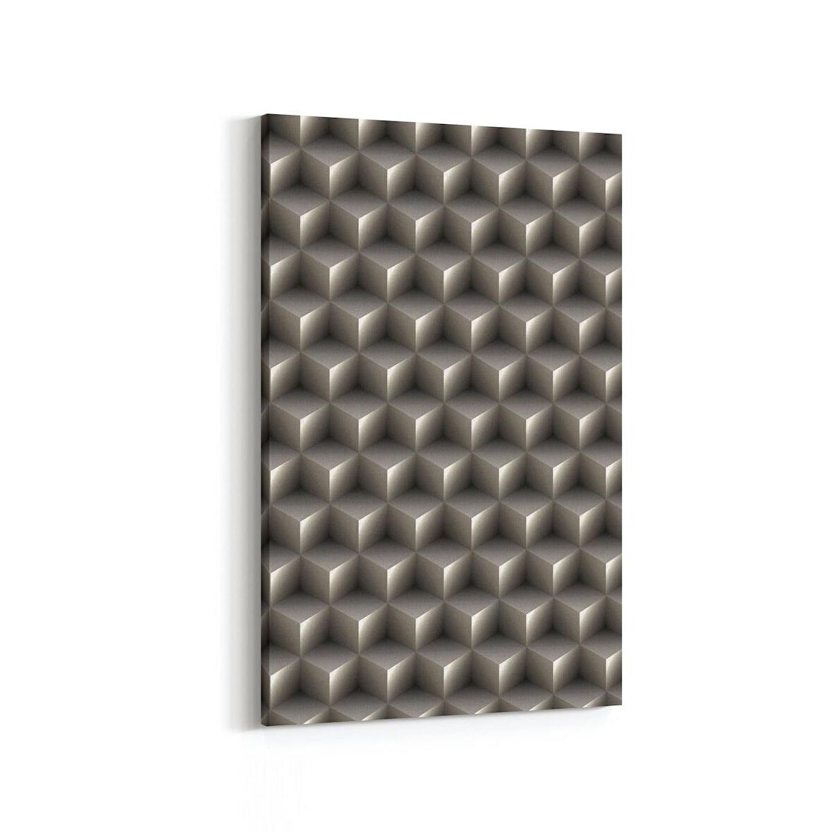 Olla 10055D Abstract 3 Boyut Görsel Dikey Kanvas Tablo (Ölçü: 60X90)