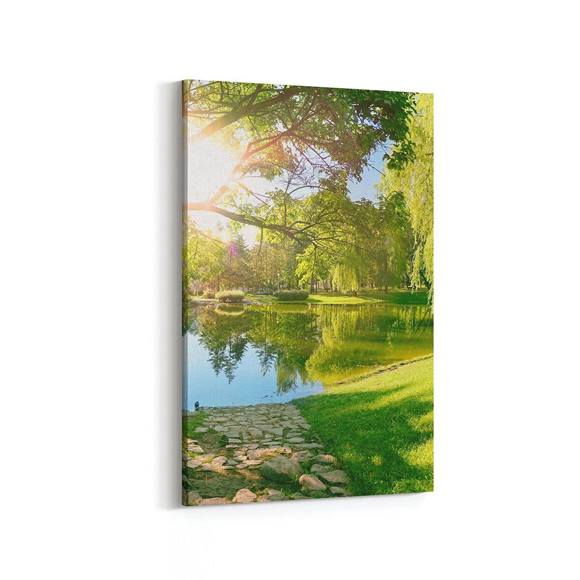 Olla 13651D Doğa / Manzara Görseli Dikey Kanvas Tablo (Ölçü: 100X150)