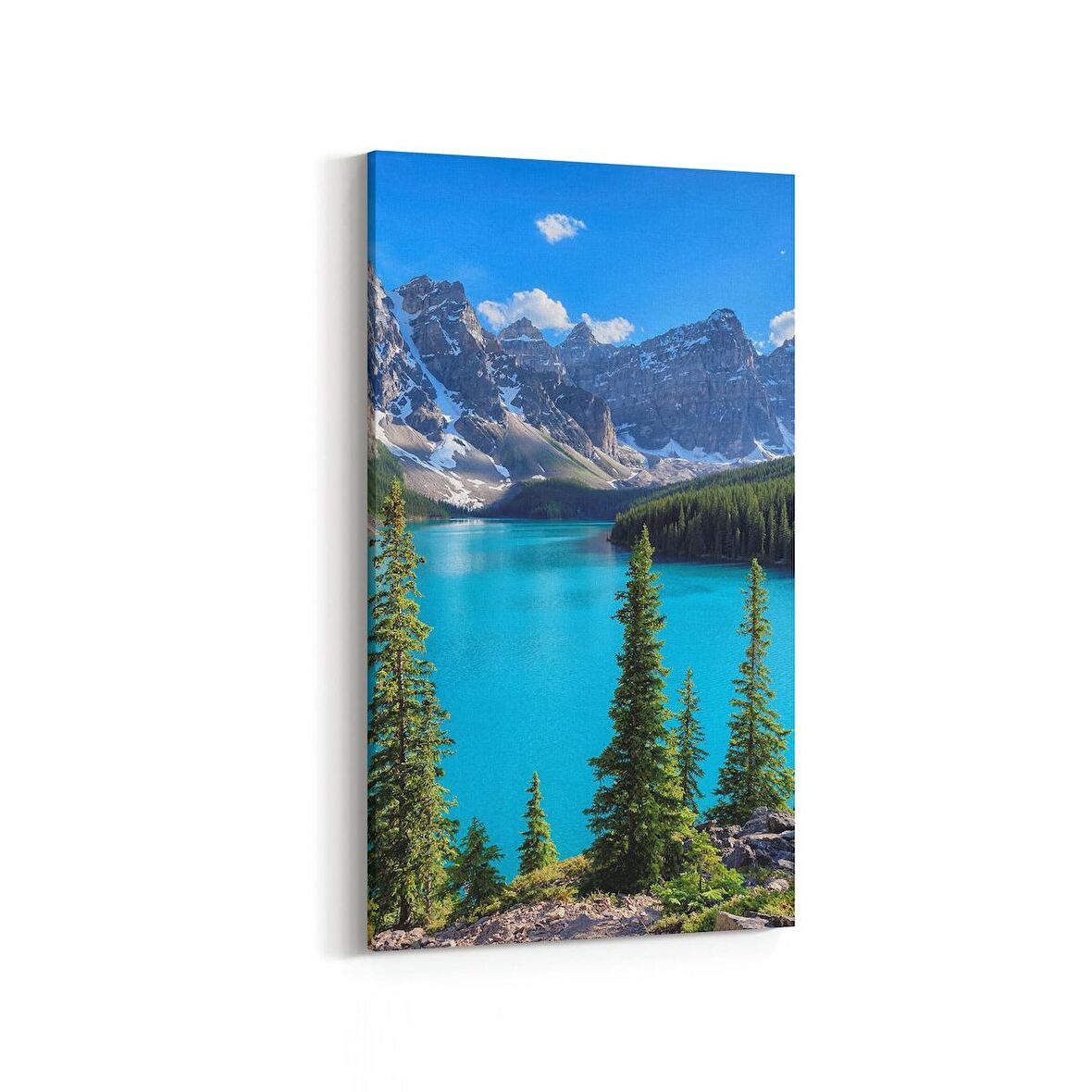 Olla 14443DD Doğa / Manzara Görseli Dikey Dar Kanvas Tablo (Ölçü: 40X80)