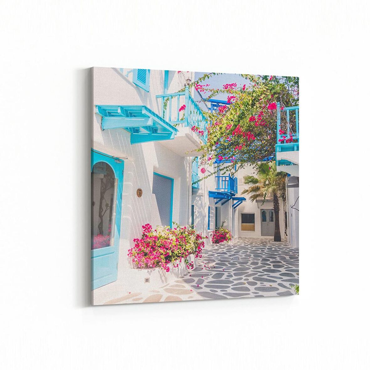 Olla 18535K4 Yapı Görseli Kare 4'lü Kanvas Tablo (Ölçü: 105X105)