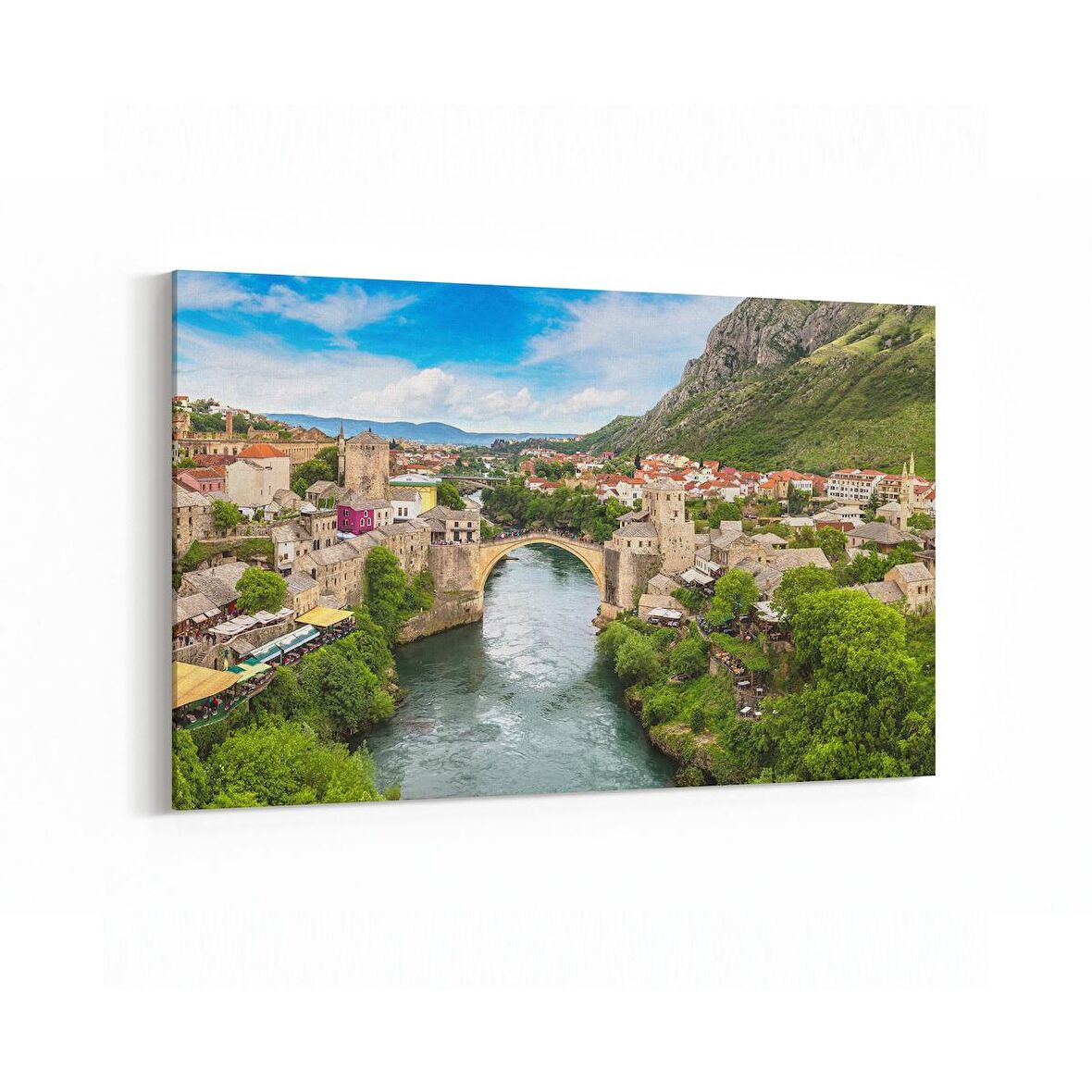 Olla 18785Y Yapı Görseli Yatay Kanvas Tablo (Ölçü: 70X50)