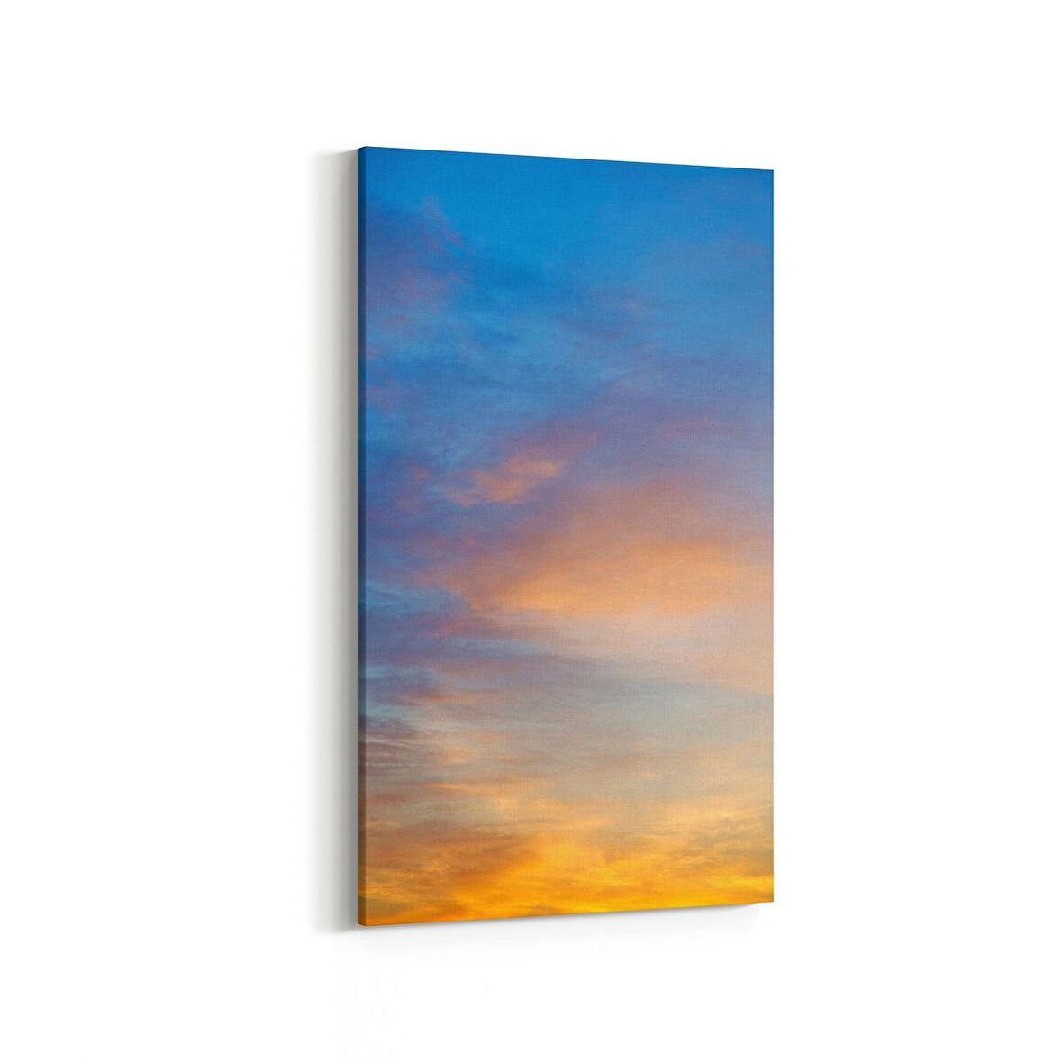 Olla 15906DD Günbatımı Görseli Dikey Dar Kanvas Tablo (Ölçü: 60X120)