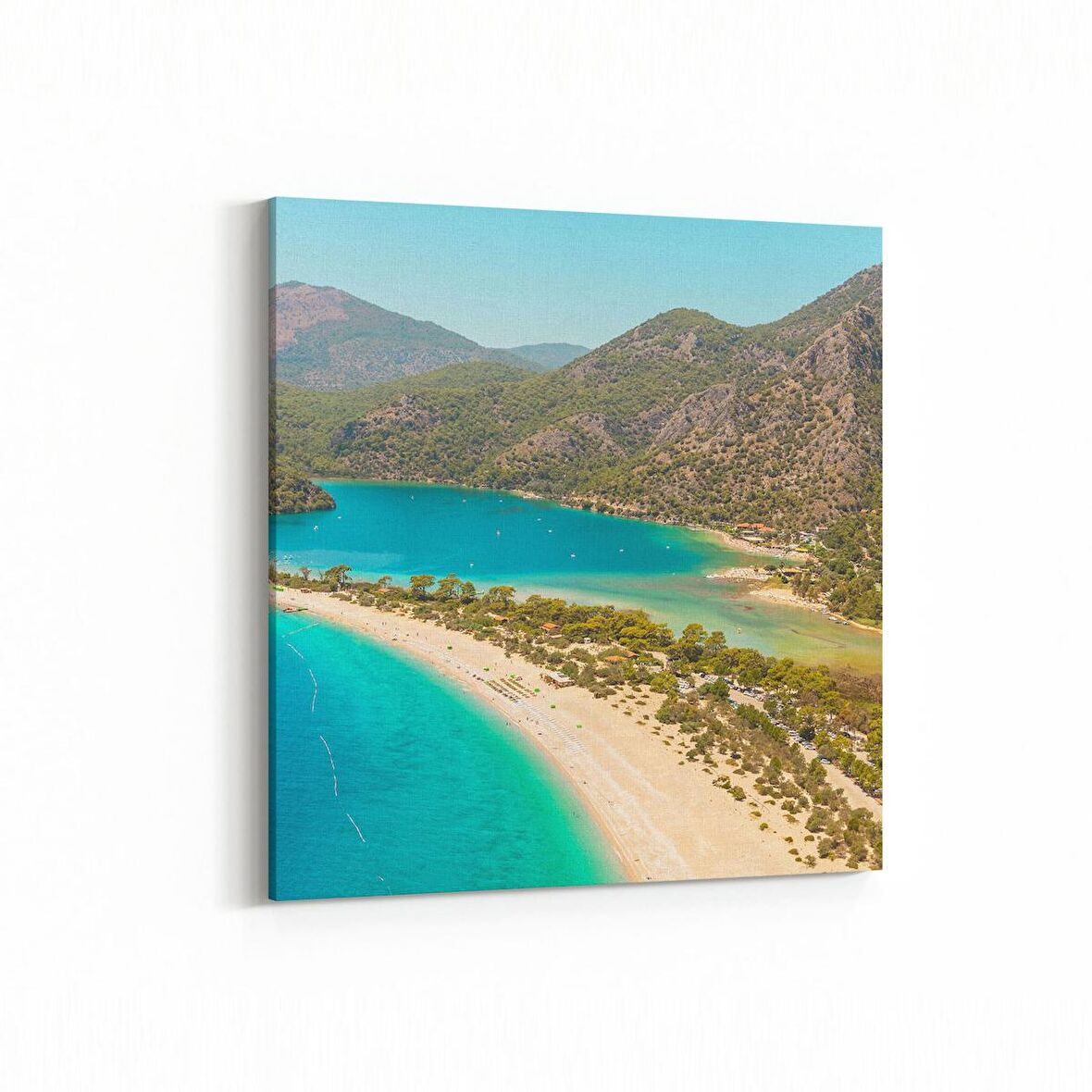 Olla 14070K Doğa / Manzara Görseli Kare Kanvas Tablo (Ölçü: 30X30)