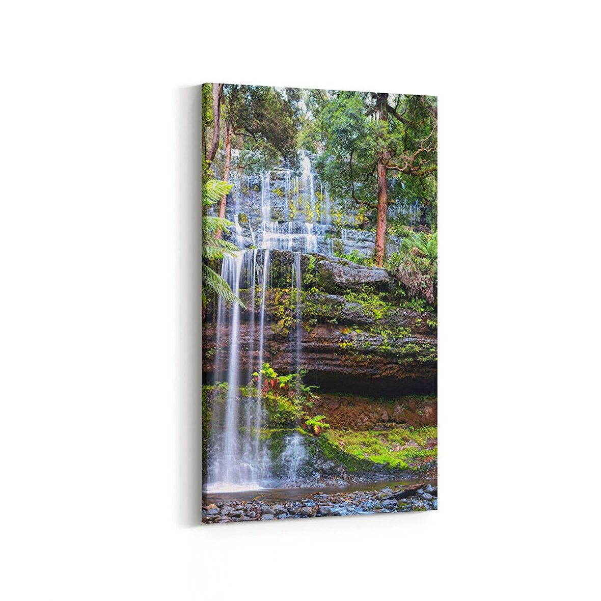 Olla 13890DD Doğa / Manzara Görseli Dikey Dar Kanvas Tablo (Ölçü: 40X80)