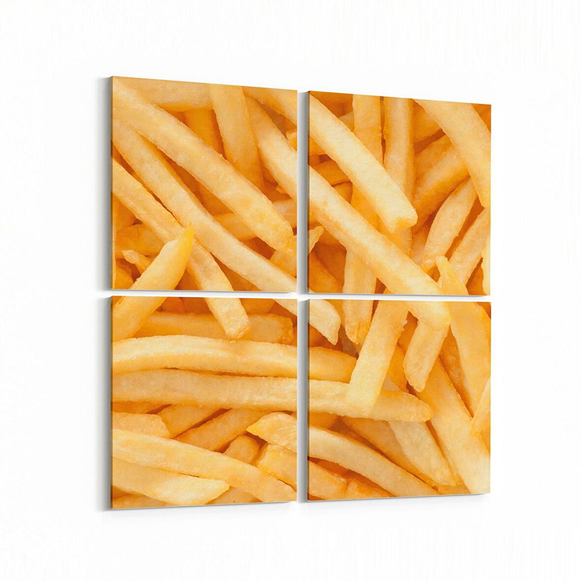 Olla 15083K4 Gıda Görseli Kare 4'lü Kanvas Tablo (Ölçü: 145X145)