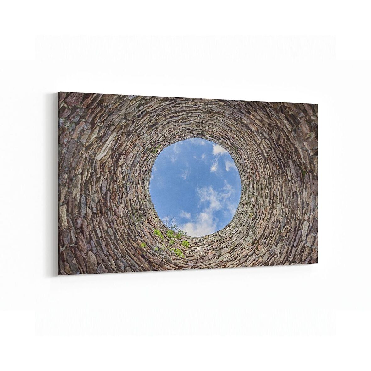 Olla 17401Y Taş / Tuğla Görseli Yatay Kanvas Tablo (Ölçü: 90X60)