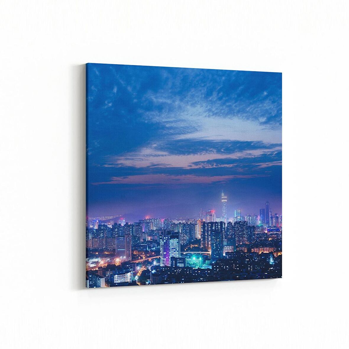 Olla 18906K Yapı Görseli Kare Kanvas Tablo (Ölçü: 25X25)