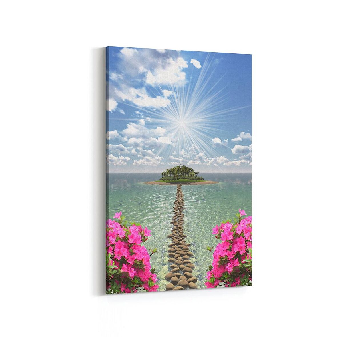 Olla 13570D Doğa / Manzara Görseli Dikey Kanvas Tablo (Ölçü: 60X90)