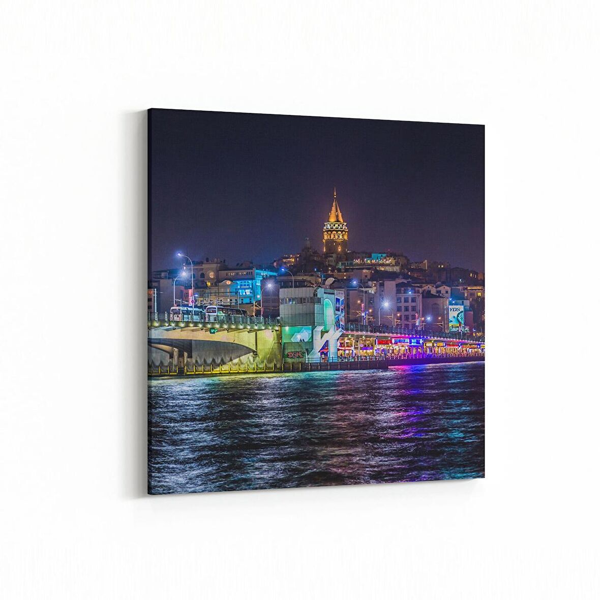 Olla 18219K Yapı Görseli Kare Kanvas Tablo (Ölçü: 30X30)