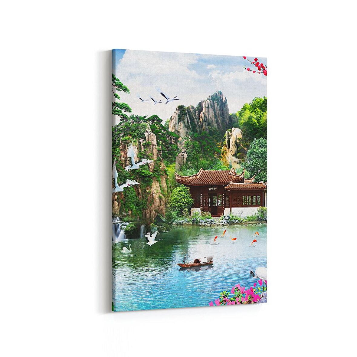 Olla 13576D Doğa / Manzara Görseli Dikey Kanvas Tablo (Ölçü: 100X150)