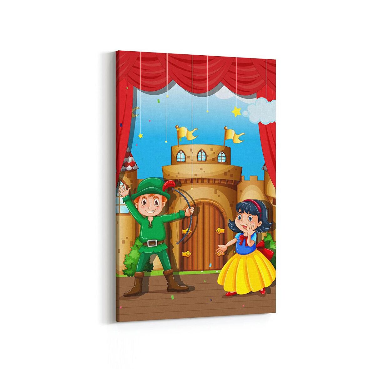 Olla 12774D Çocuk Odası Görseli Dikey Kanvas Tablo (Ölçü: 60X90)