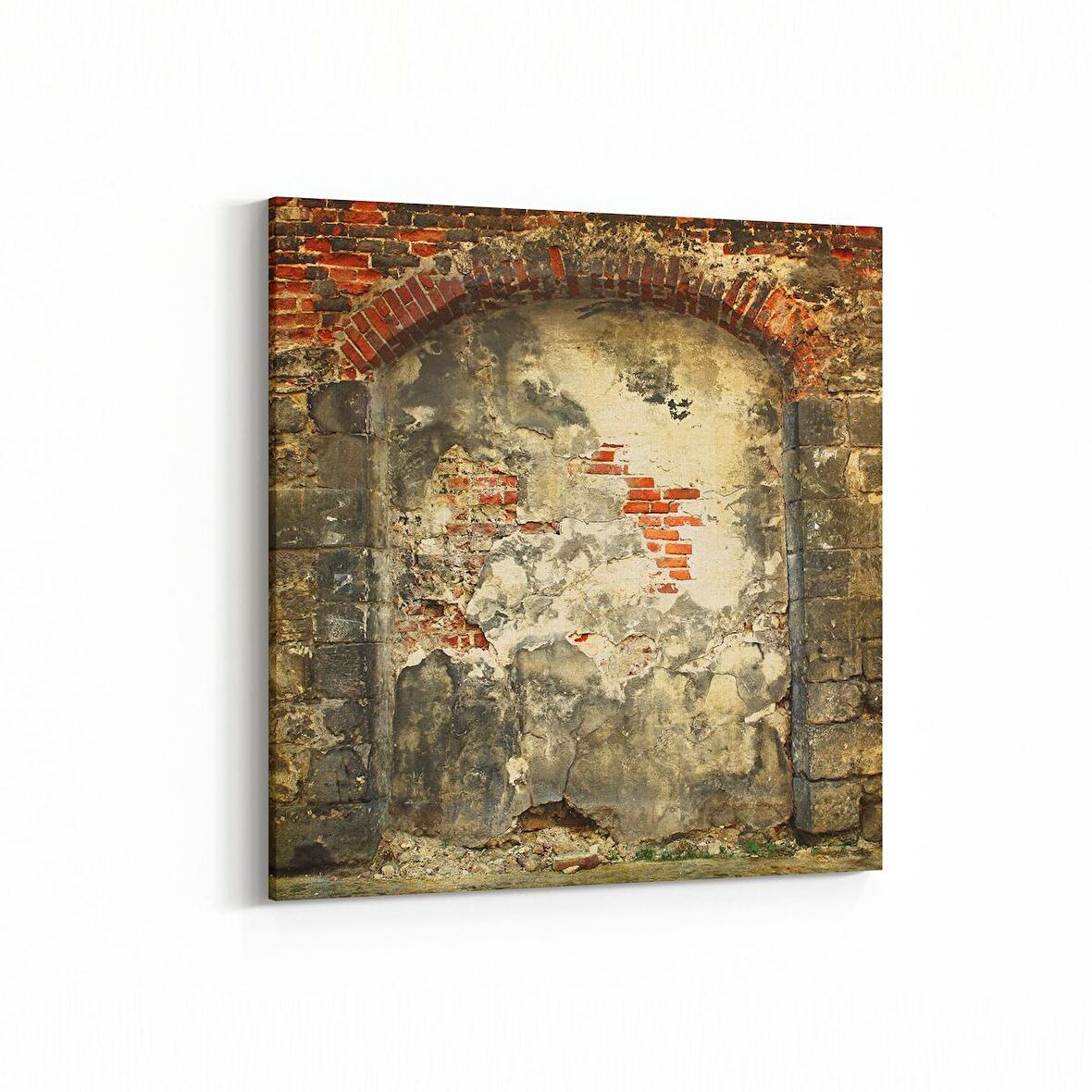 Olla 12427K Beton Görseli Kare Kanvas Tablo (Ölçü: 60X60)