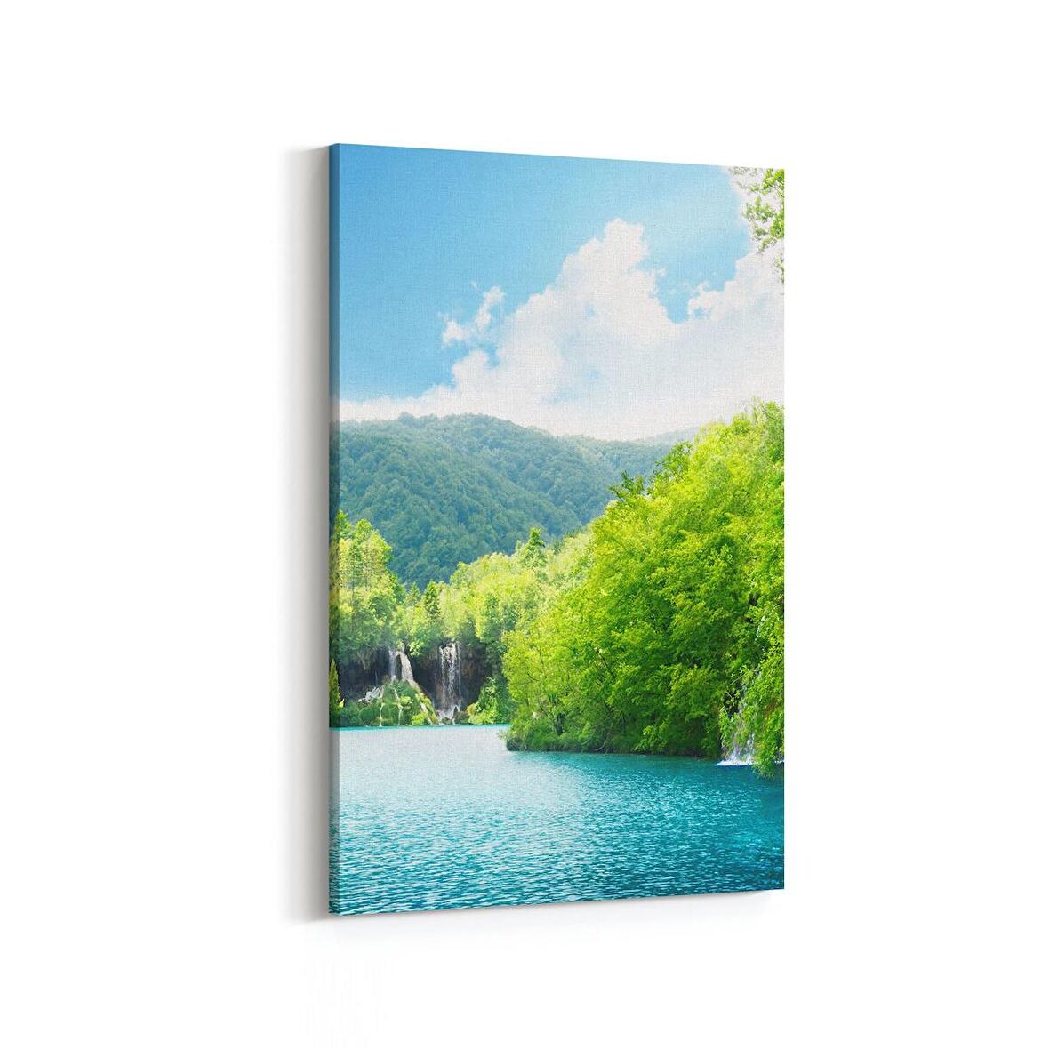 Olla 14396D Doğa / Manzara Görseli Dikey Kanvas Tablo (Ölçü: 70X105)