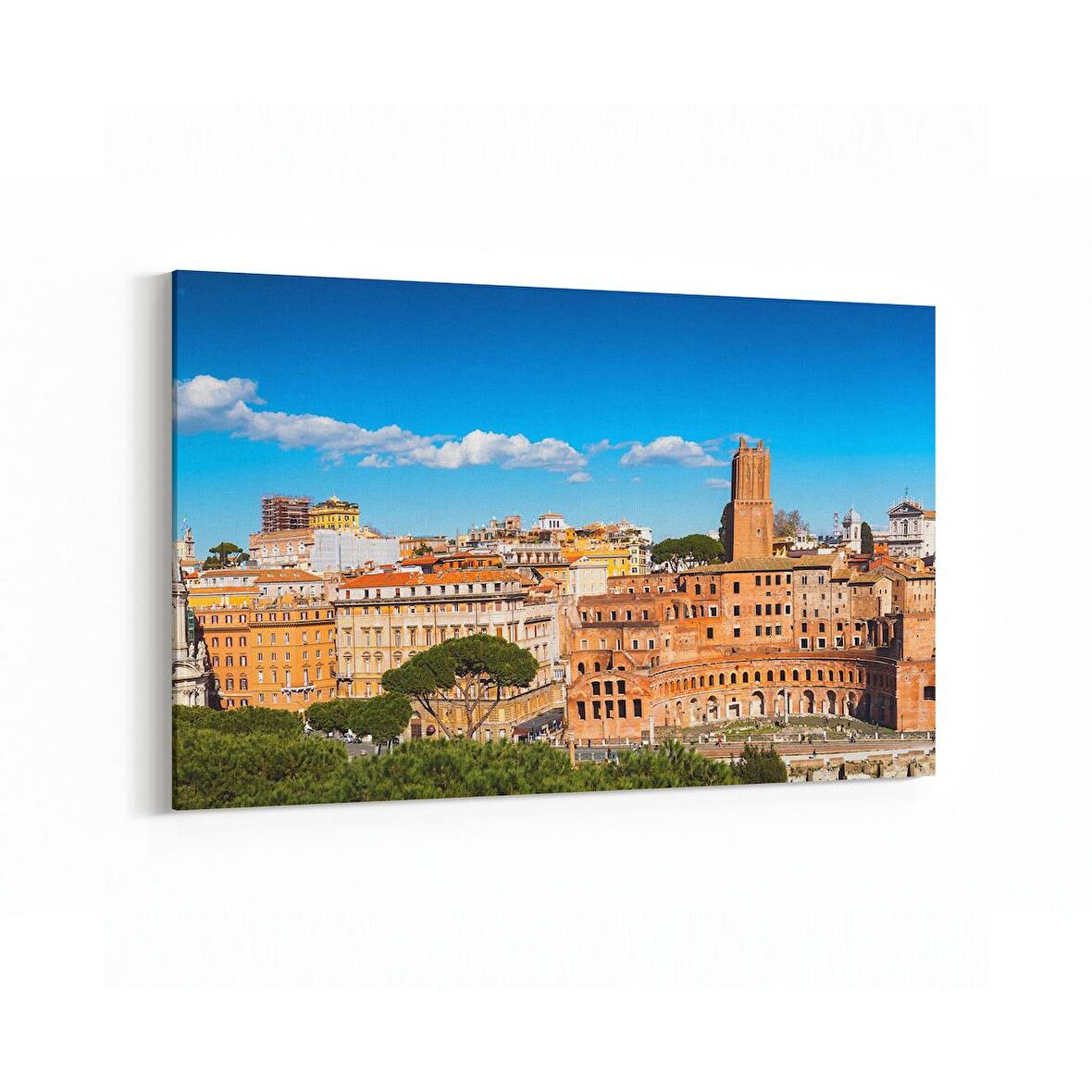 Olla 18563Y Yapı Görseli Yatay Kanvas Tablo (Ölçü: 90X60)