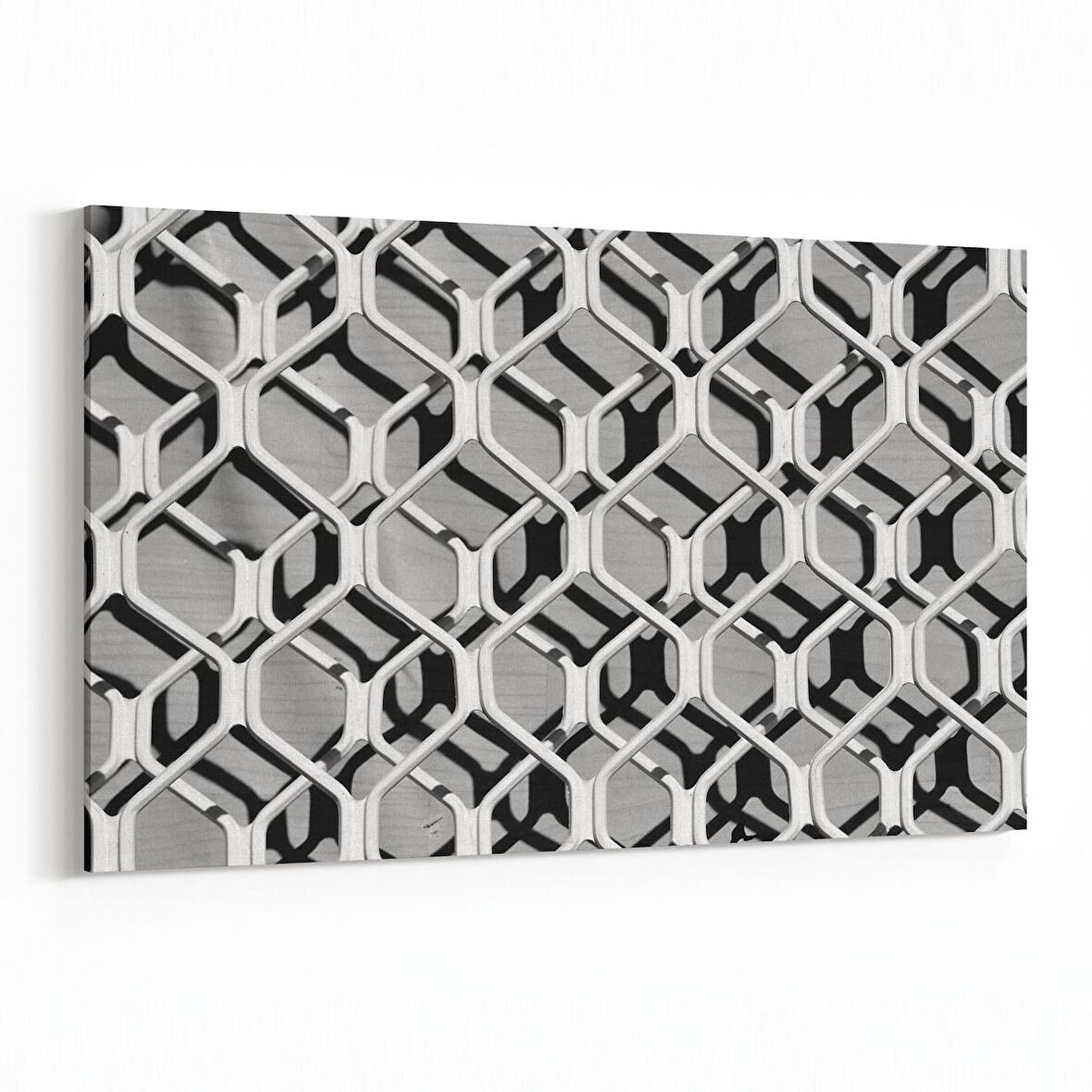 Olla 10038Y Abstract 3 Boyut Görsel Yatay Kanvas Tablo (Ölçü: 45X30)