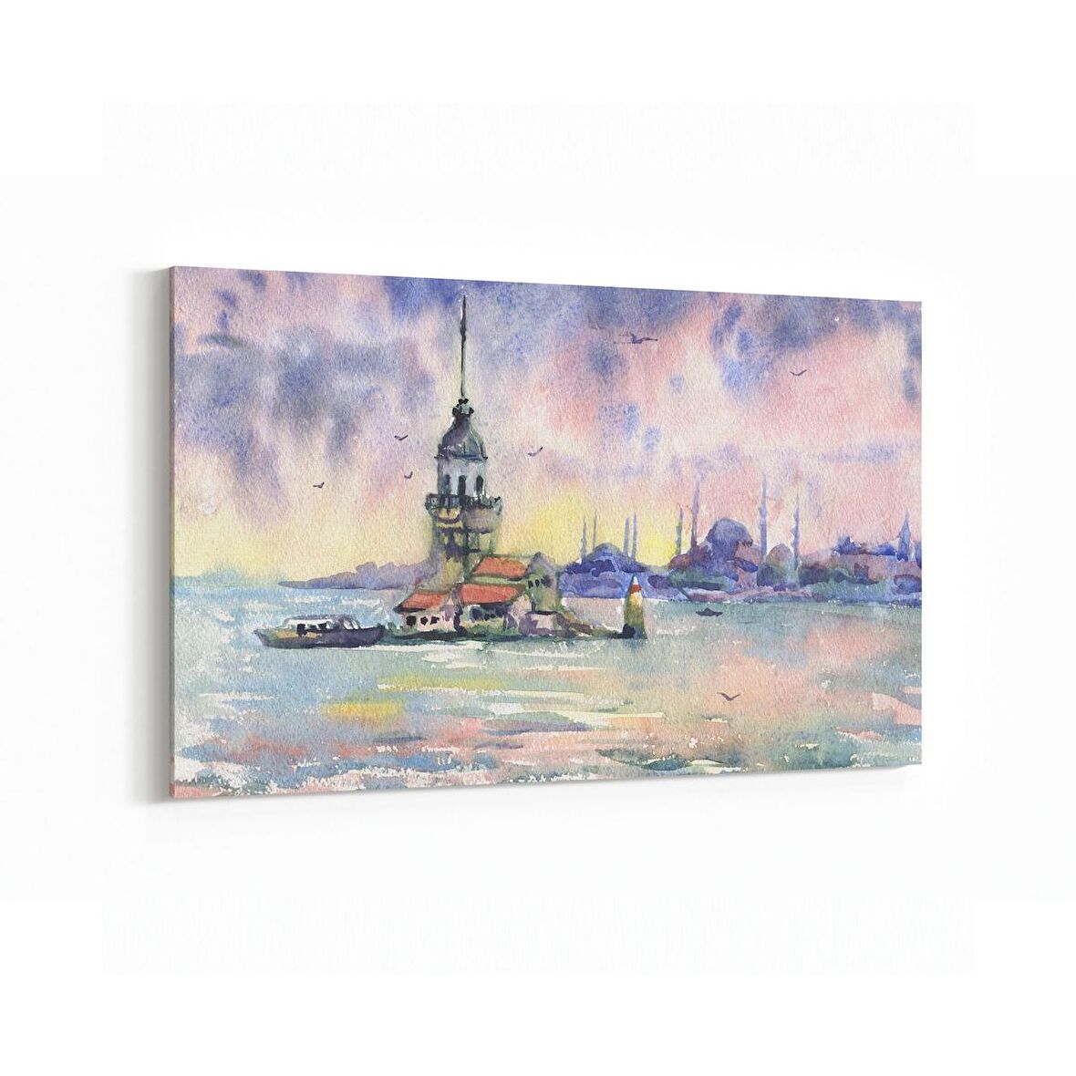 Olla 17767Y Yağlı Boya Görseli Yatay Kanvas Tablo (Ölçü: 30X20)