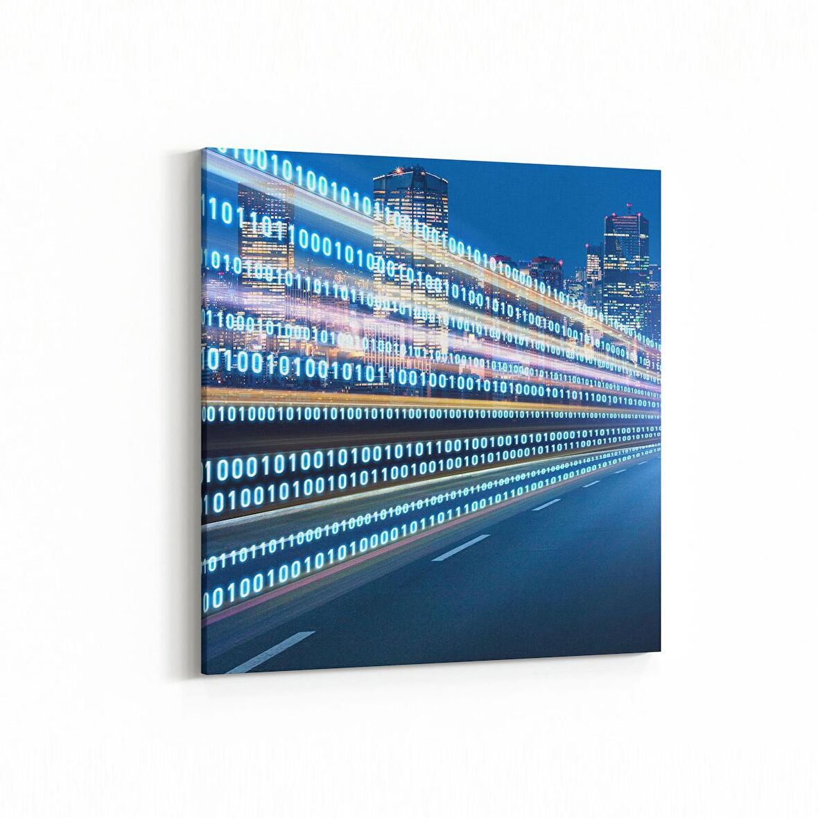 Olla 17864K Yapı Görseli Kare Kanvas Tablo (Ölçü: 30X30)