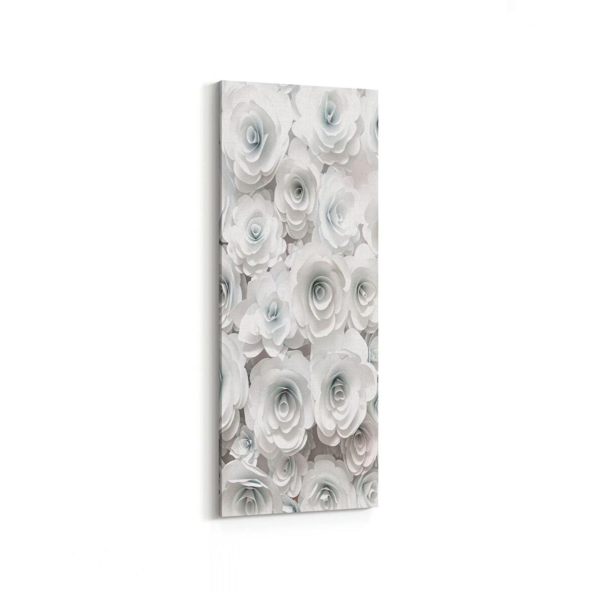 Olla 11597DI Çiçek Görseli Dikey İnce Kanvas Tablo (Ölçü: 40X120)