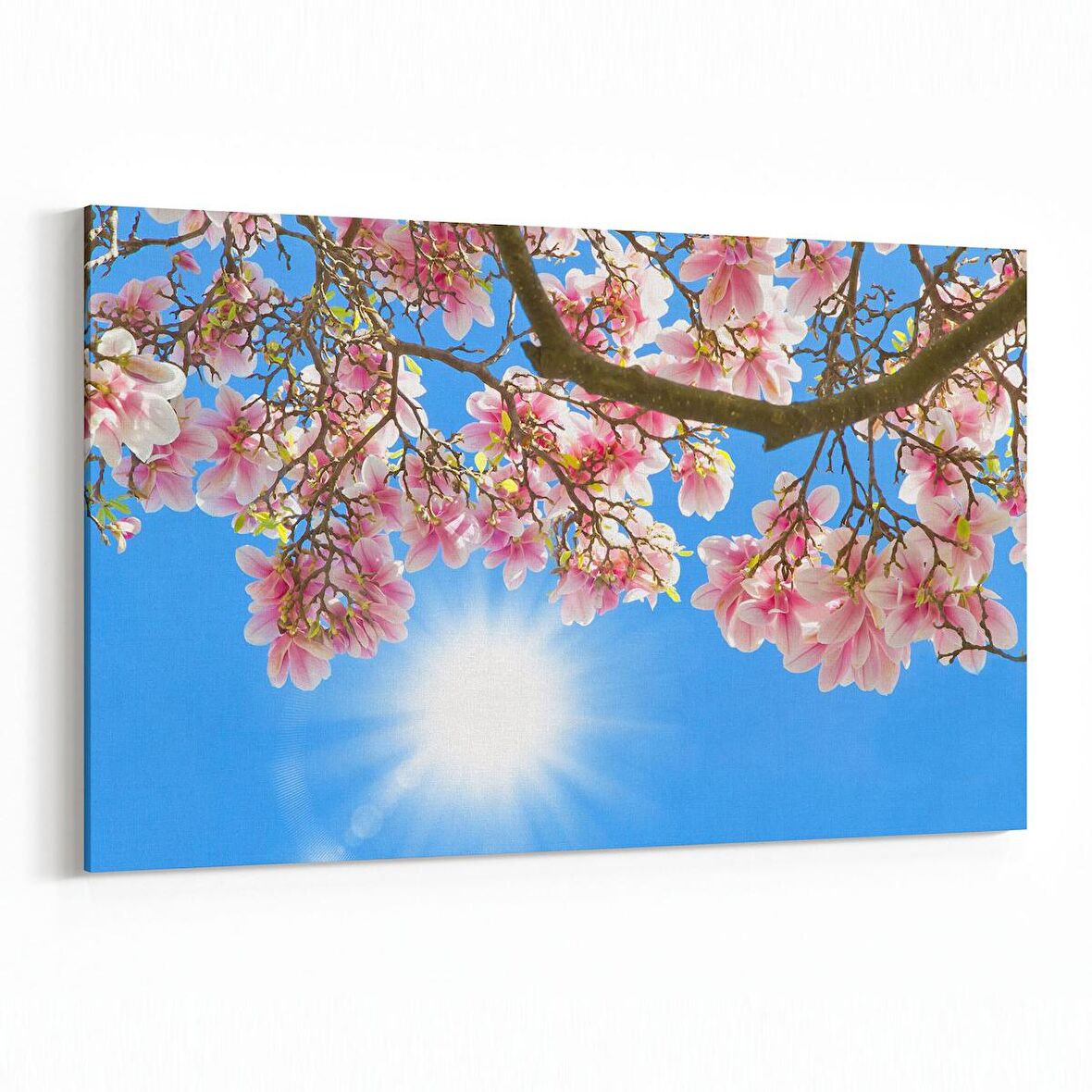 Olla 10667Y Ağaç Görseli Yatay Kanvas Tablo (Ölçü: 70X50)