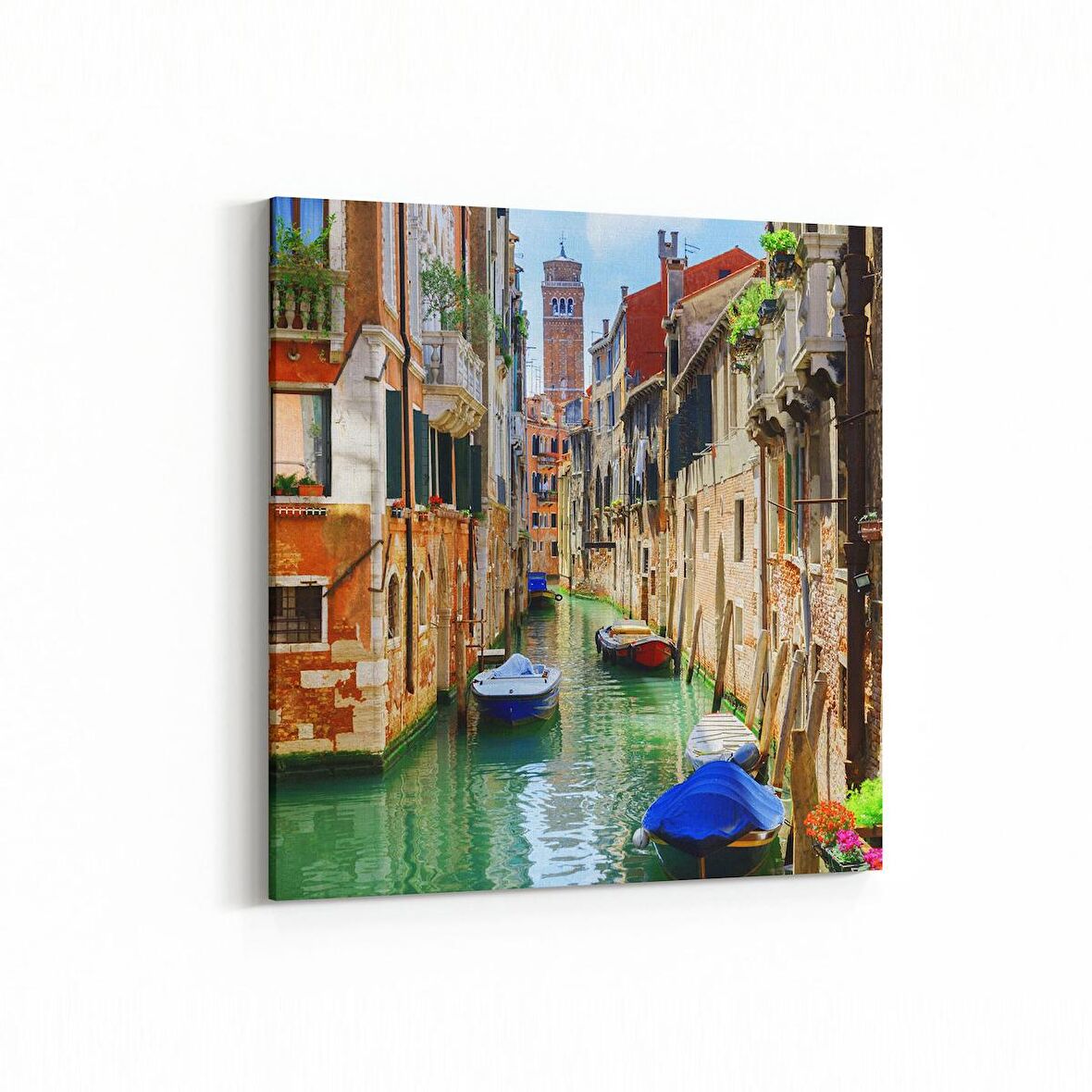 Olla 18479K Yapı Görseli Kare Kanvas Tablo (Ölçü: 100X100)