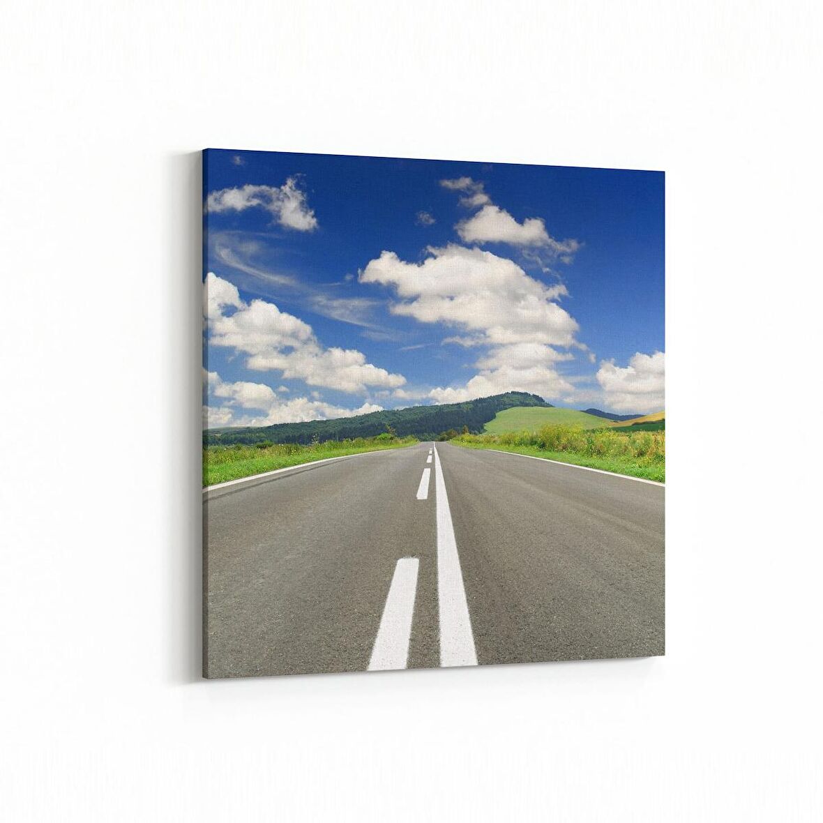 Olla 13702K Doğa / Manzara Görseli Kare Kanvas Tablo (Ölçü: 25X25)