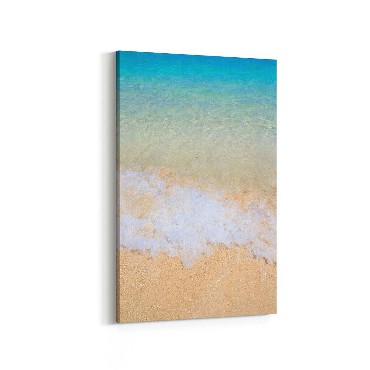 Olla 16434D Kumsal / Sahil Görseli Dikey Kanvas Tablo (Ölçü: 100X150)