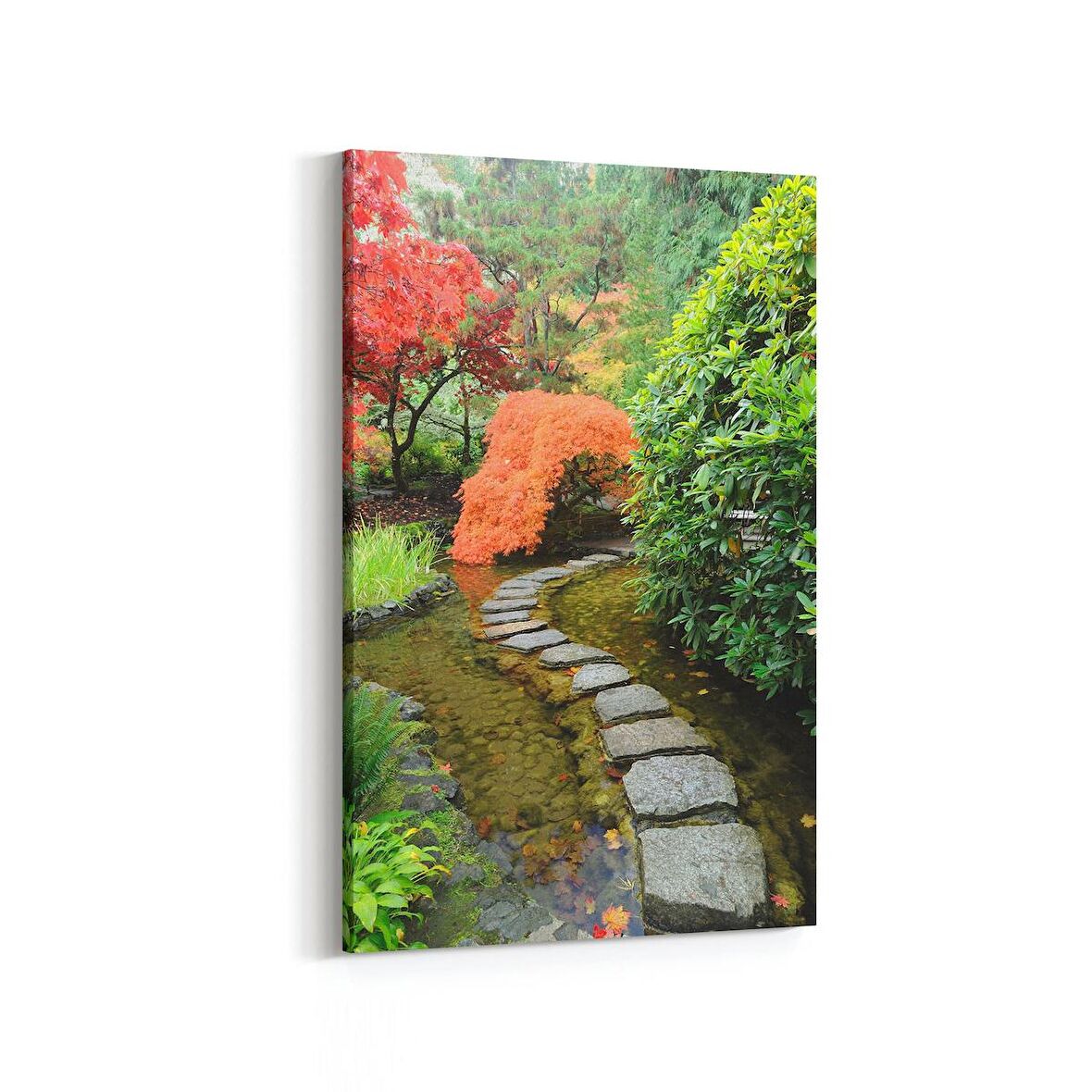 Olla 14111D Doğa / Manzara Görseli Dikey Kanvas Tablo (Ölçü: 100X150)