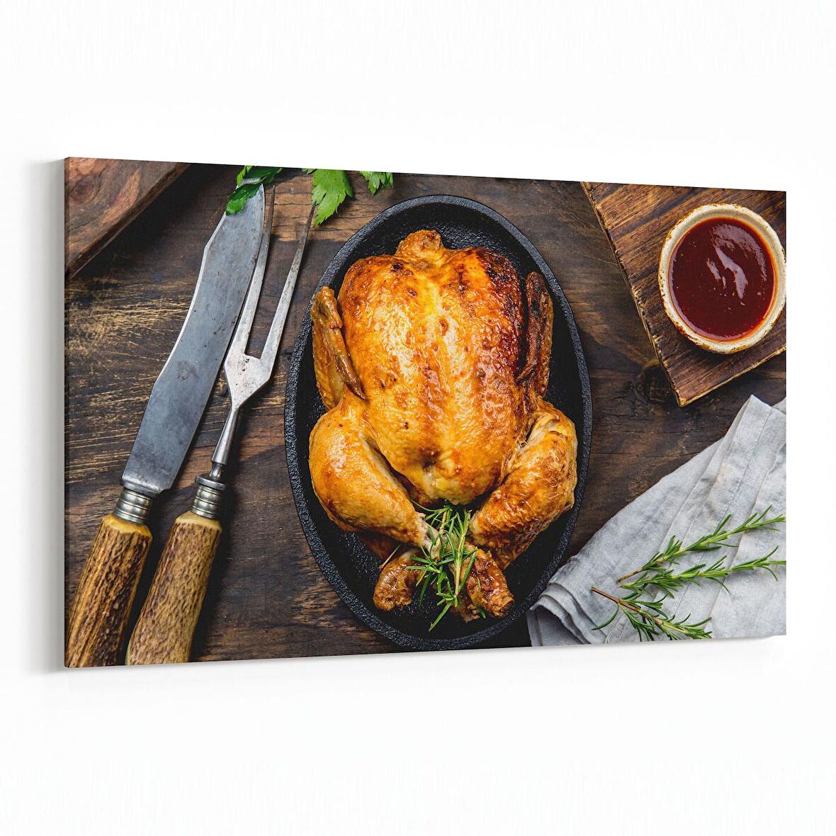 Olla 14965Y Gıda Görseli Yatay Kanvas Tablo (Ölçü: 30X20)