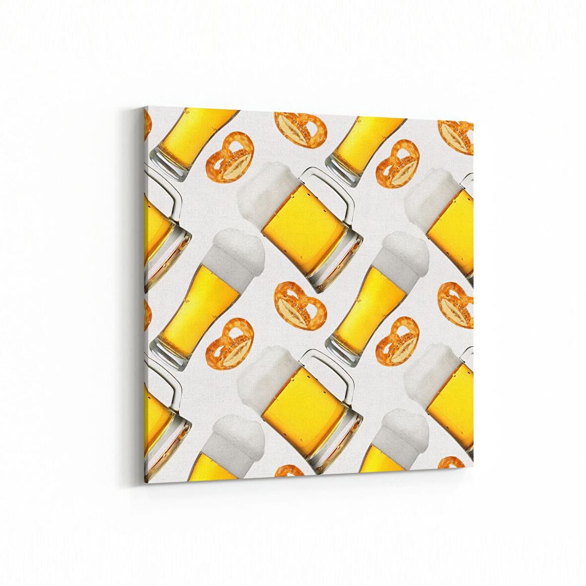 Olla 15222K Gıda Görseli Kare Kanvas Tablo (Ölçü: 100X100)