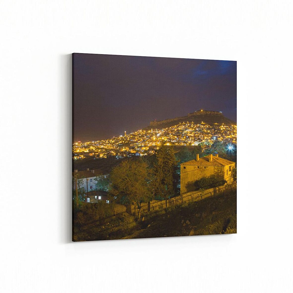 Olla 17923K4 Yapı Görseli Kare 4'lü Kanvas Tablo (Ölçü: 145X145)