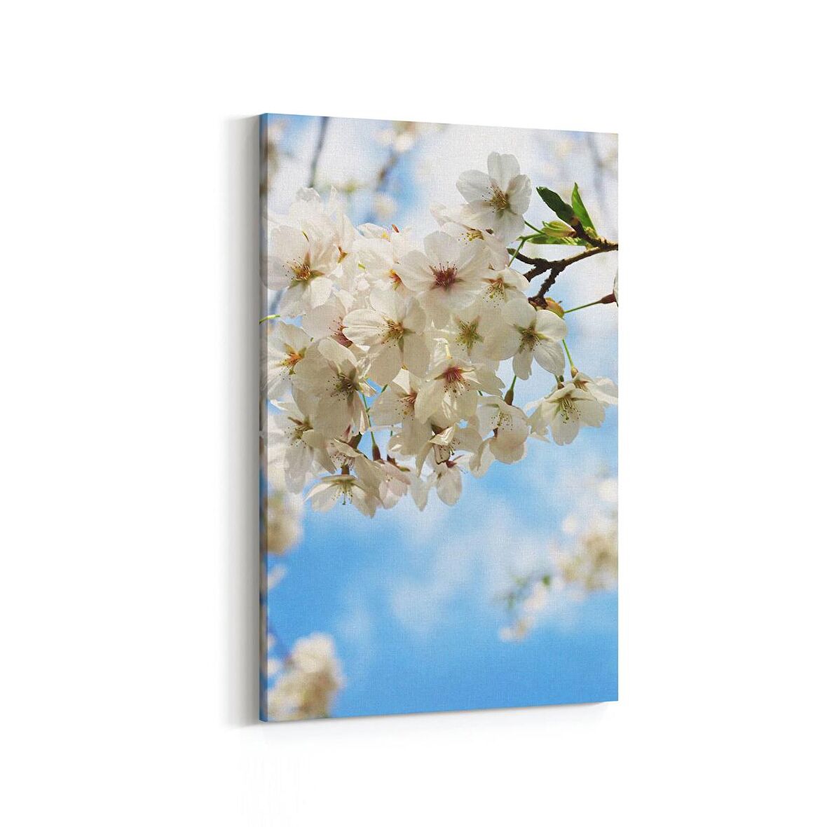 Olla 10612D Ağaç Görseli Dikey Kanvas Tablo (Ölçü: 70X105)