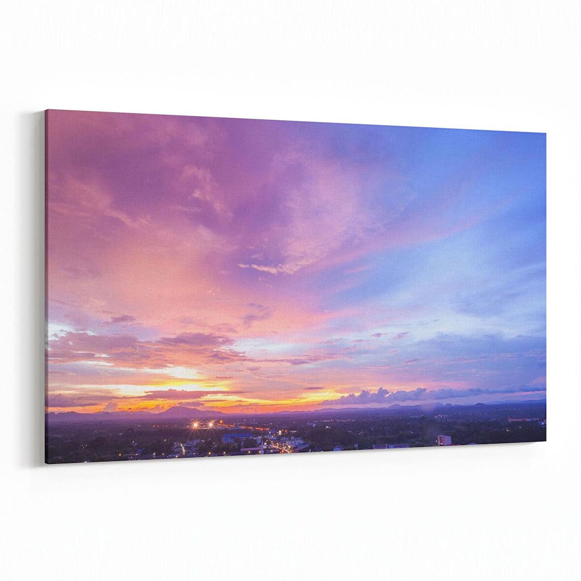 Olla 15927Y Günbatımı Görseli Yatay Kanvas Tablo (Ölçü: 150X100)