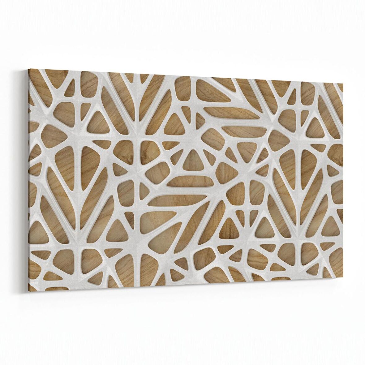 Olla 14888Y Geometrik Desen Görseli Yatay Kanvas Tablo (Ölçü: 120X80)