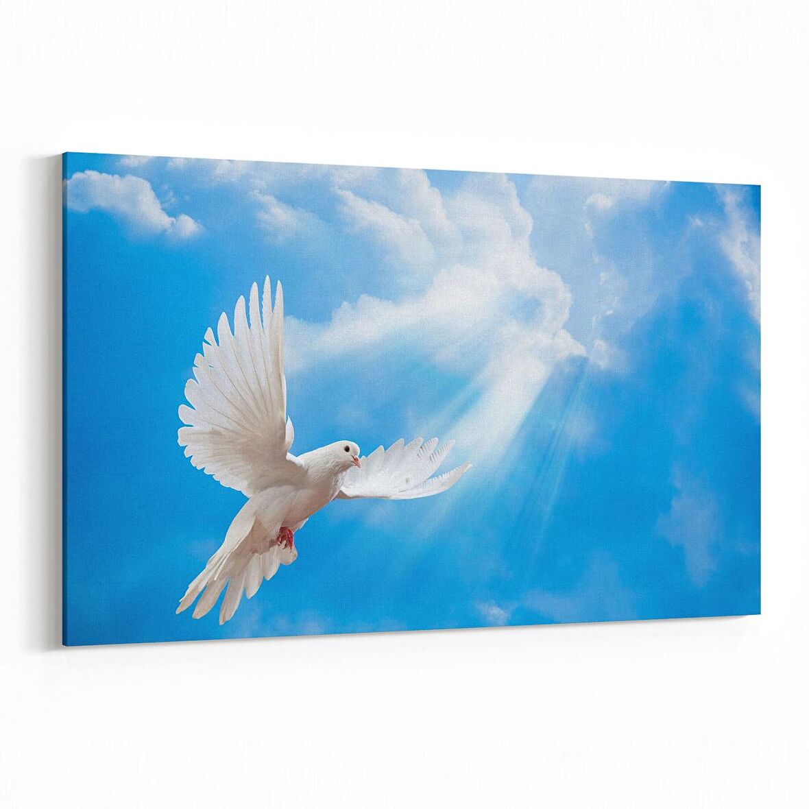 Olla 15558Y Gökyüzü Bulut Görseli  Yatay Kanvas Tablo (Ölçü: 120X80)