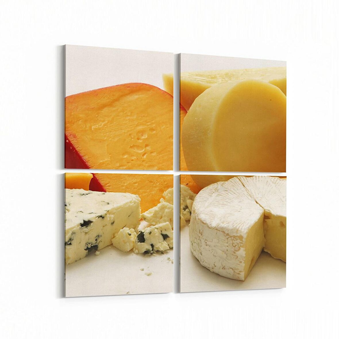 Olla 15112K4 Gıda Görseli Kare 4'lü Kanvas Tablo (Ölçü: 65X65)