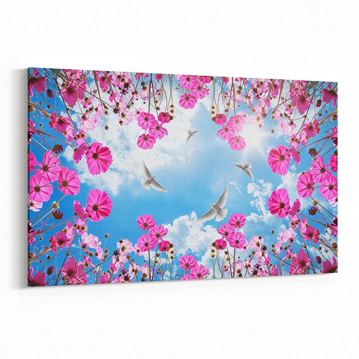 Olla 10540Y Ağaç Görseli Yatay Kanvas Tablo (Ölçü: 120X80)