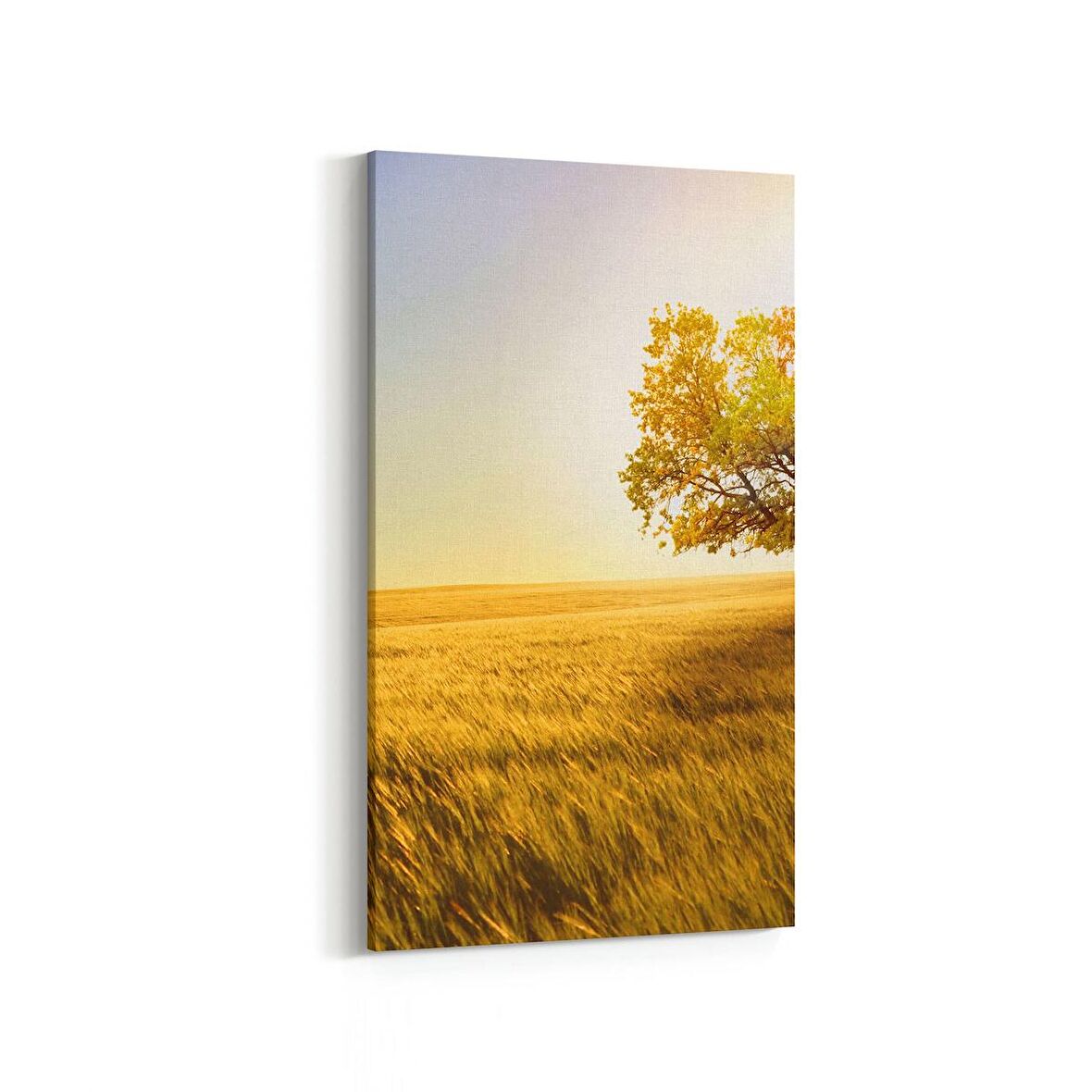 Olla 14282DD Doğa / Manzara Görseli Dikey Dar Kanvas Tablo (Ölçü: 40X80)