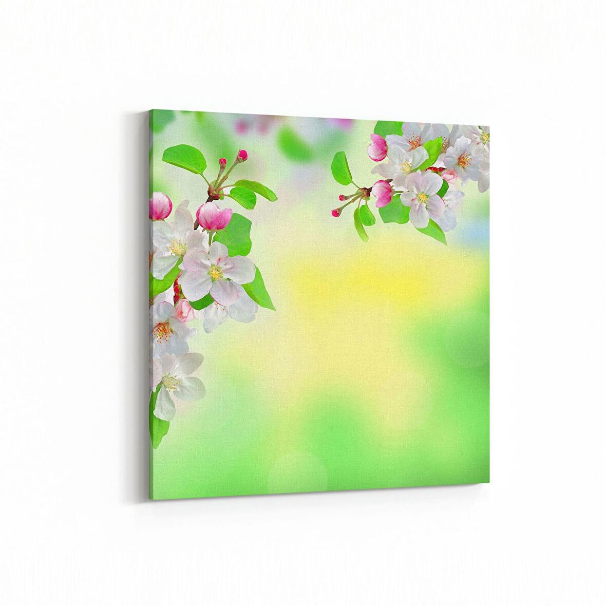 Olla 11717K Orkide Çiçek Görseli Kare Kanvas Tablo (Ölçü: 25X25)