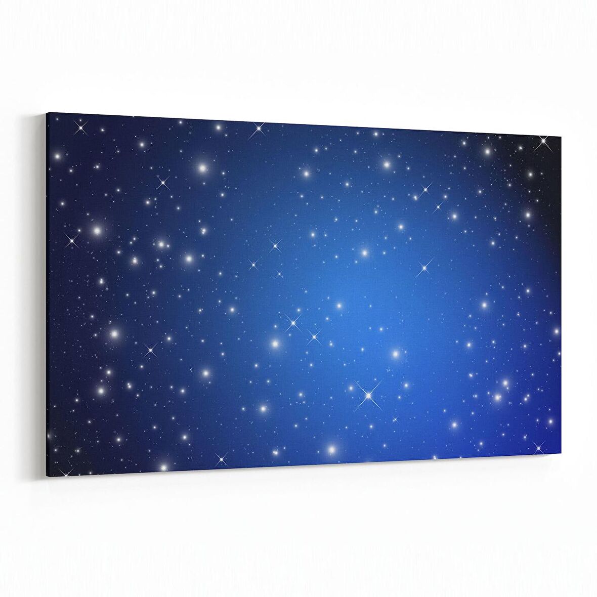 Olla 14885Y Gece Gökyüzü Görseli Yatay Kanvas Tablo (Ölçü: 45X30)