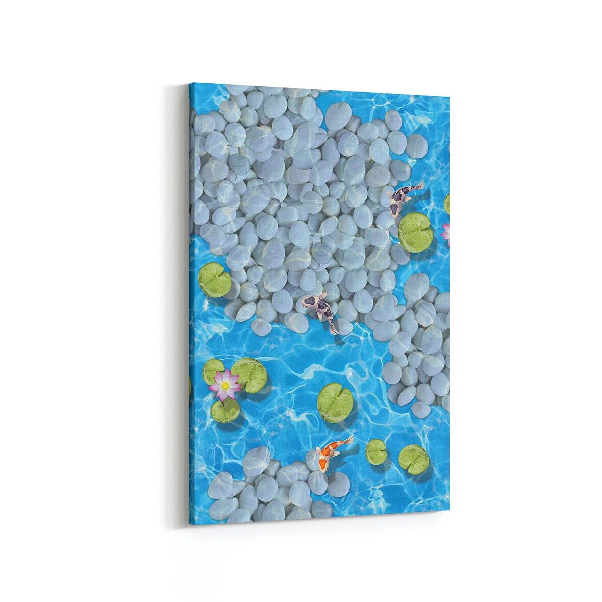 Olla 12915D Deniz / Okyanus Görseli Dikey Kanvas Tablo (Ölçü: 20X30)